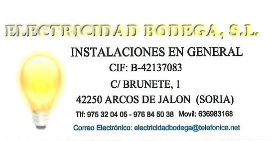 Logo Electricidad Bodega S.L.